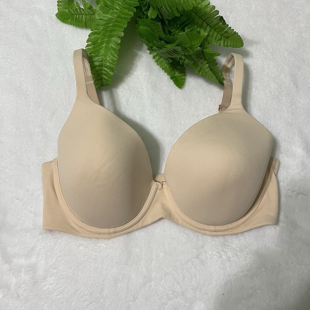 Soma Women Bra 34DD Coconut Embraceable Perfect Coverage T Shirt Underwired Soft